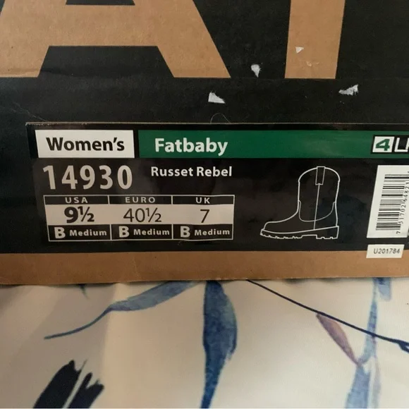 Ariat Fat Baby boots NIB 9.5 - Picture 6 of 8